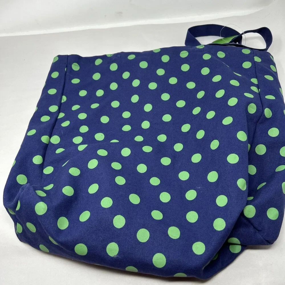 Kate Spade New York Navy Blue w/Green Dots 